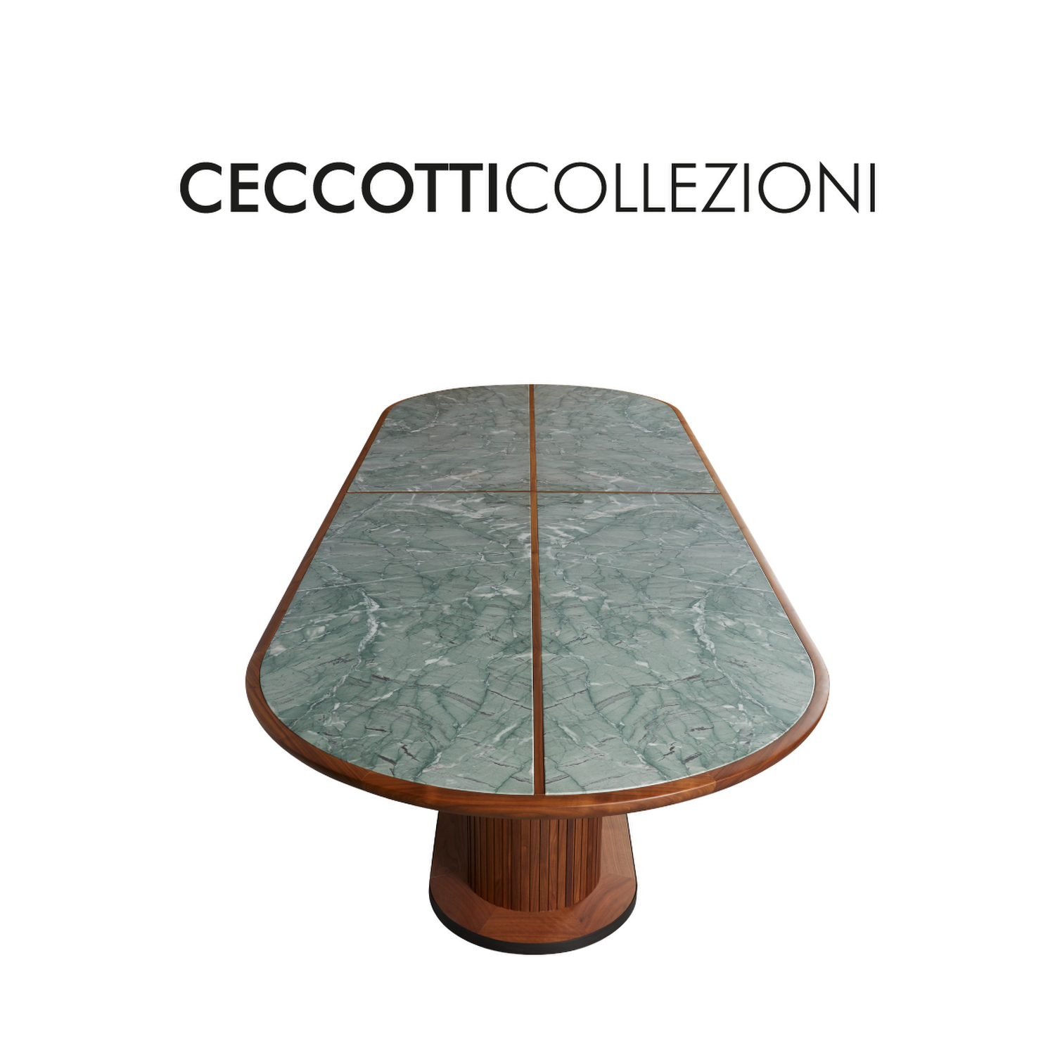 cc full oval table